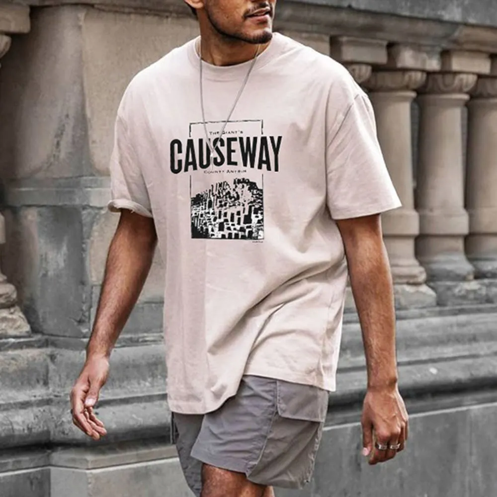 Causeway Graphic Print Men's T-Shirt sold by Shopnova