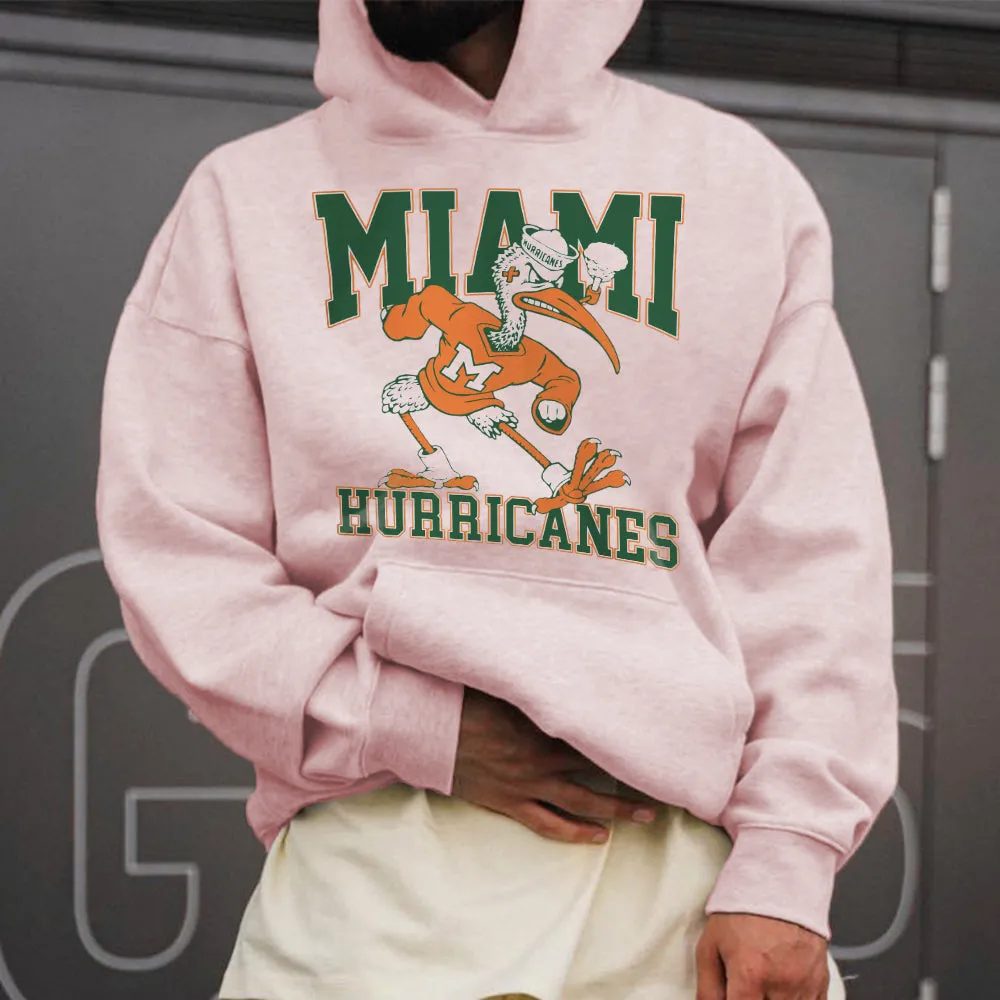 Miami Hurricanes Men's Hoodie Sweatshirt sold by Shopnova product image thumbnail 5