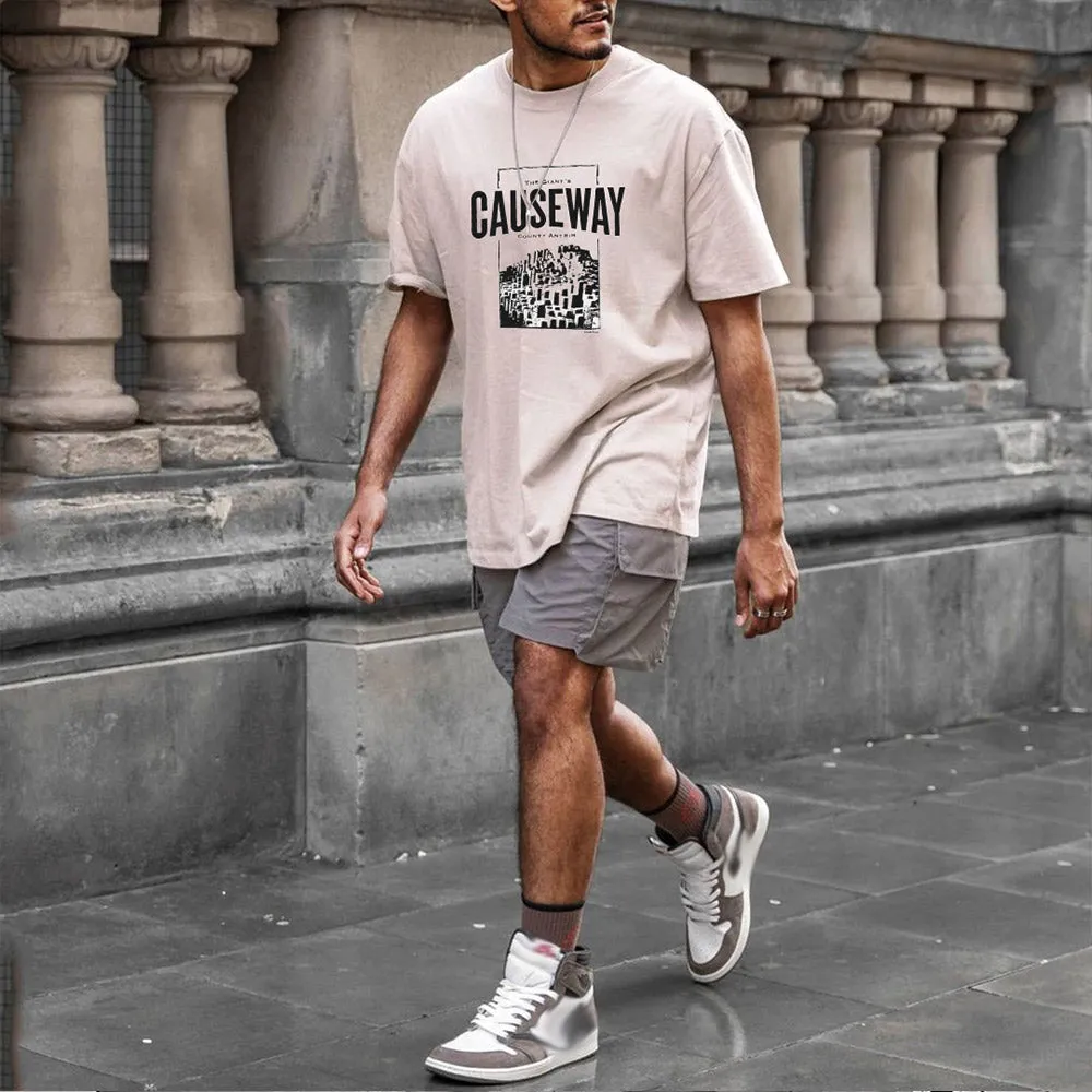 Causeway Graphic Print Men's T-Shirt sold by Shopnova product image thumbnail 2