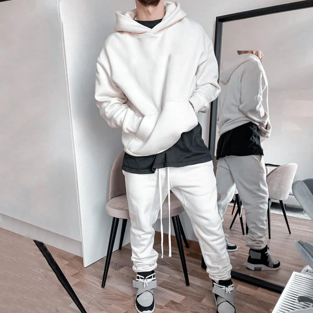 NOVAROPA Casual Loose Pure Color Men's Hoodies Sweatshirts sold by Shopnova product image thumbnail 2