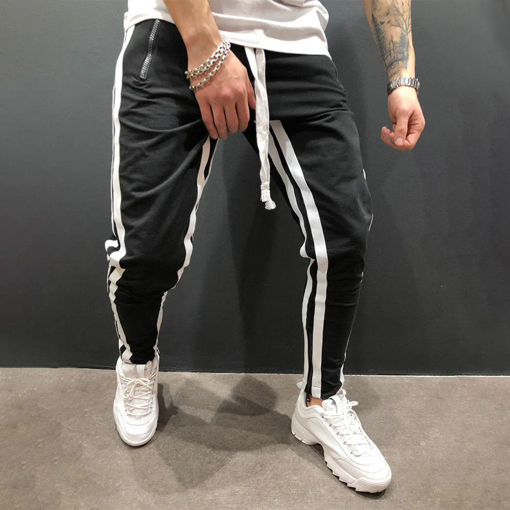 Fitness Panel Zip-up Athleisure Trousers sold by Shopnova product image thumbnail 3