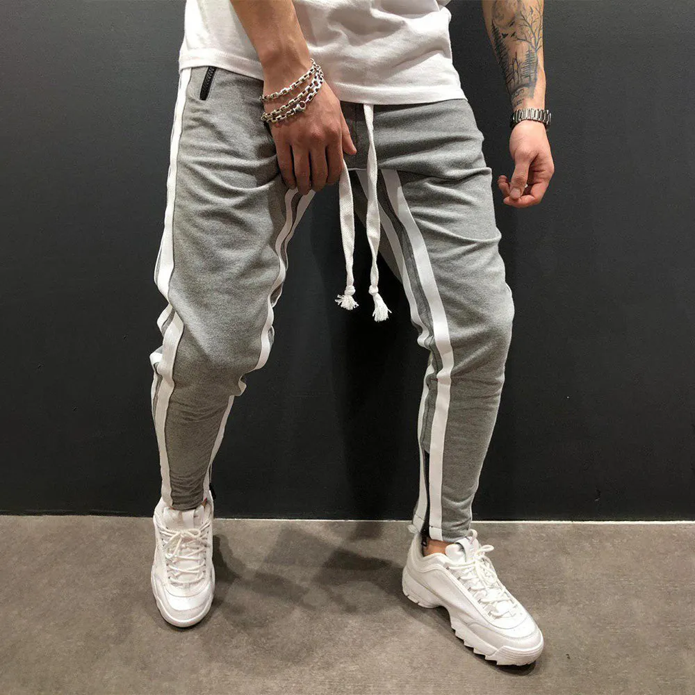 Fitness Panel Zip-up Athleisure Trousers sold by Shopnova