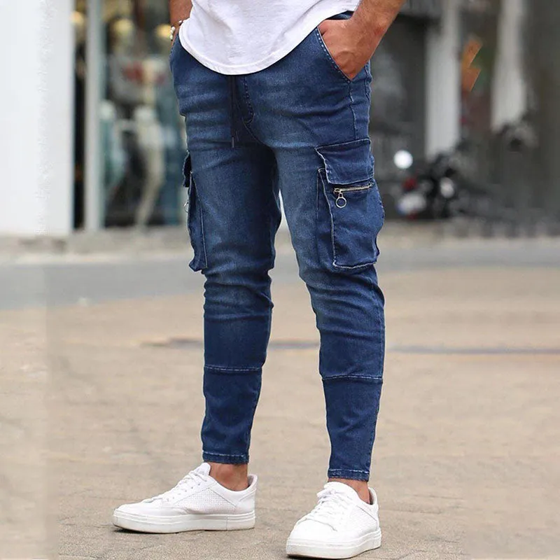 Casual Patch Denim Pants sold by Shopnova product image thumbnail 2