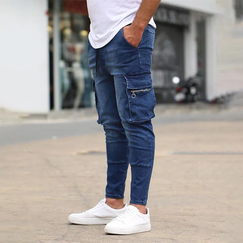 Casual Patch Denim Pants sold by Shopnova product image thumbnail 3
