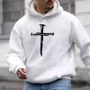 Juses Cross Men's Casual Streetwear Hoodies sold by Shopnova