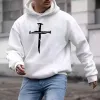 Juses Cross Men's Casual Streetwear Hoodies sold by Shopnova