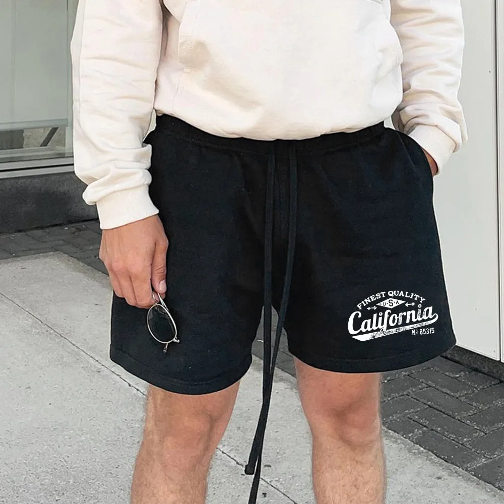 California Men's Streetwear Casual Shorts sold by Shopnova