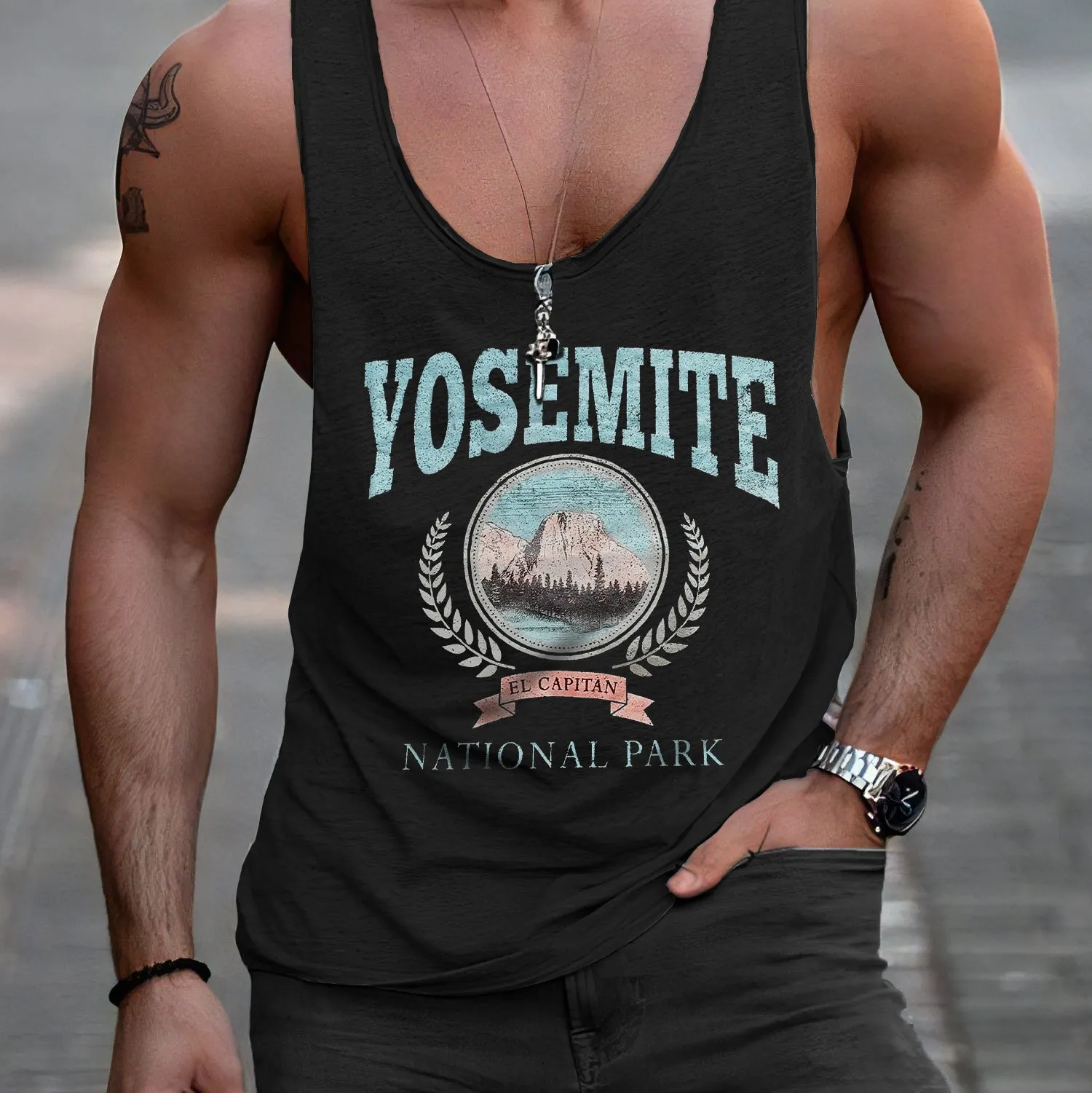 Men's Sports Casual Tank Top sold by Shopnova product image thumbnail 2
