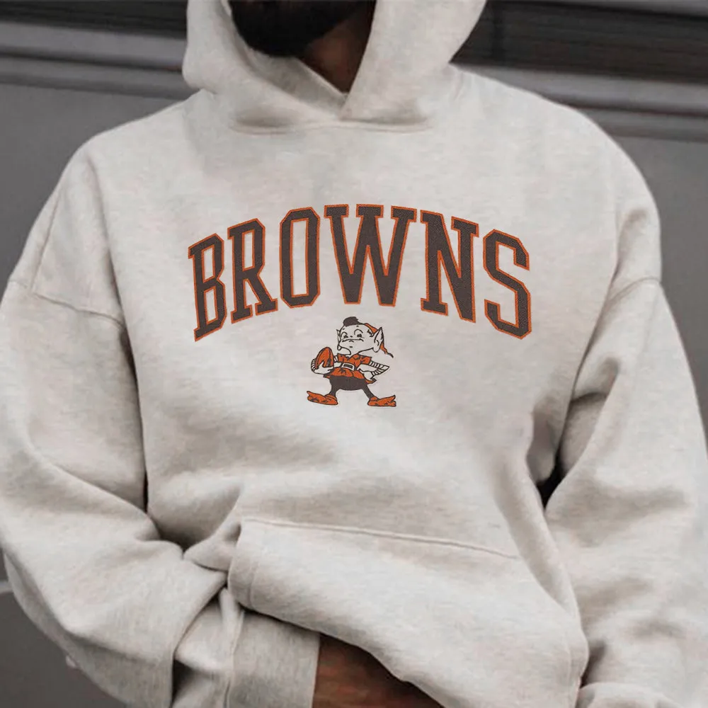 Clearance-Browns Football Team Men's Fahion Hoodies-XL sold by Shopnova product image thumbnail 2