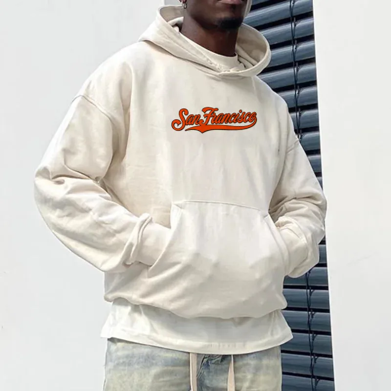 San Francisco Giants Men's Fleeced Hoodie sold by Shopnova