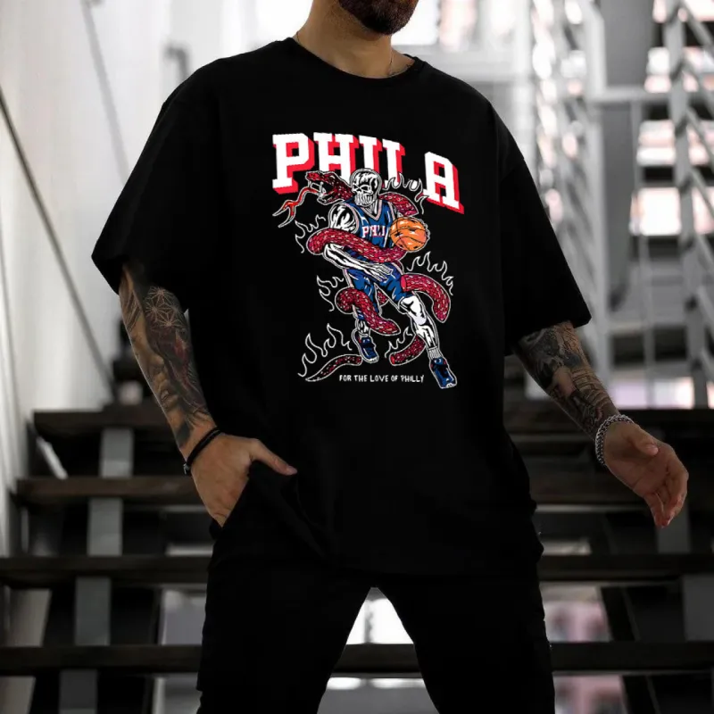 Men's Philadelphia 76ers Basketball Team T-Shirts sold by Shopnova