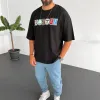 Boston Men's Casual Oversized T-Shirts sold by Shopnova