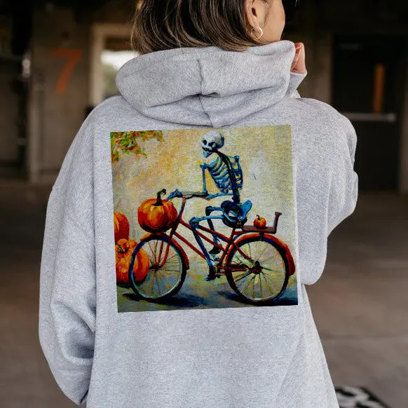 NOVAROPA™ Skull Printed Halloween Women's Hoodie Sweatshirts sold by Shopnova product image thumbnail 2