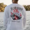 Slow Burn Graphic Print Casual Men's Long Sleeve T-Shirt-A sold by Shopnova