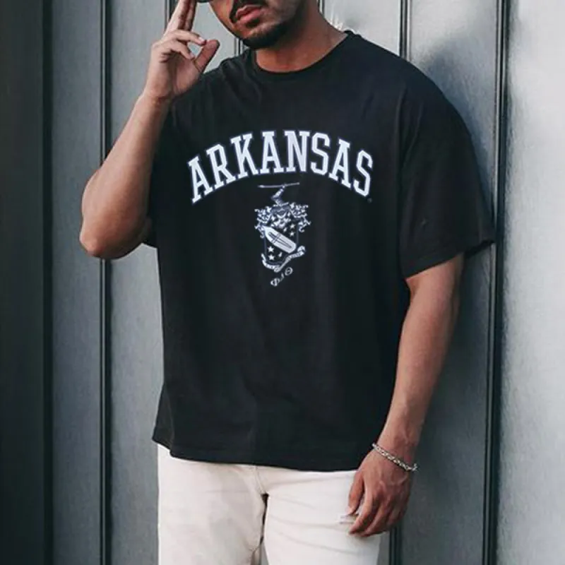 Alphabet Graphic Print Men's T-Shirt sold by Shopnova