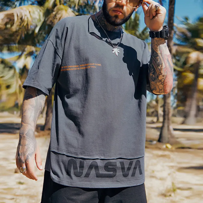 Patchwork short-sleeved T-shirt sold by Shopnova product image thumbnail 2