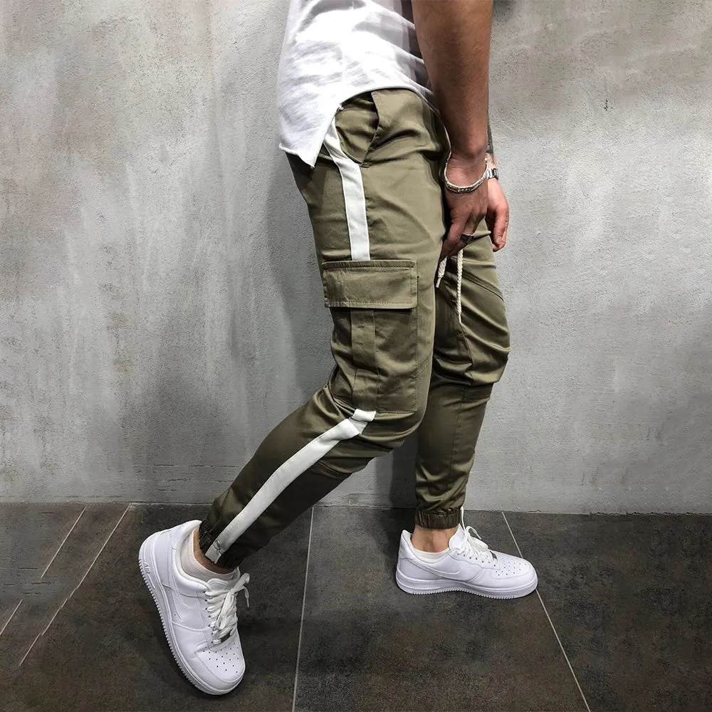 Sports Personality Casual Stitching Multi-pocket Overalls Trousers sold by Shopnova product image thumbnail 4