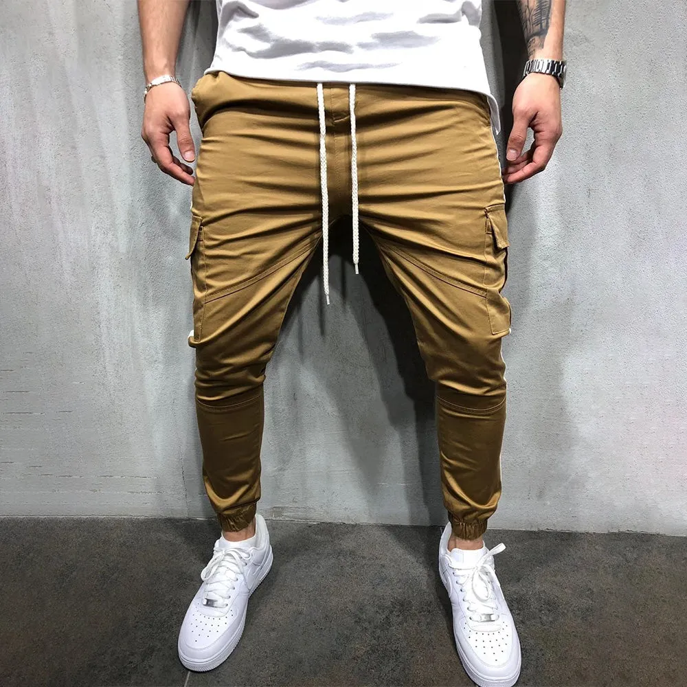 Sports Personality Casual Stitching Multi-pocket Overalls Trousers sold by Shopnova product image thumbnail 2