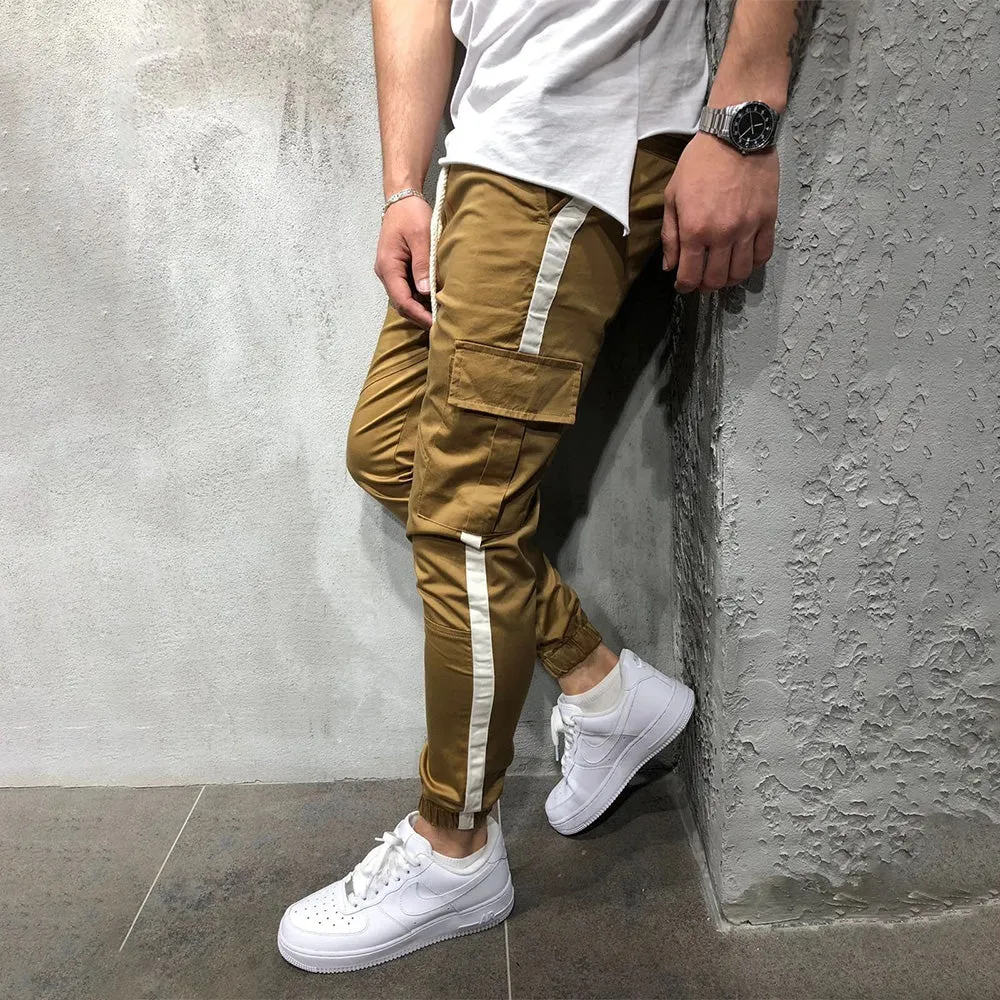 Sports Personality Casual Stitching Multi-pocket Overalls Trousers sold by Shopnova product image thumbnail 3