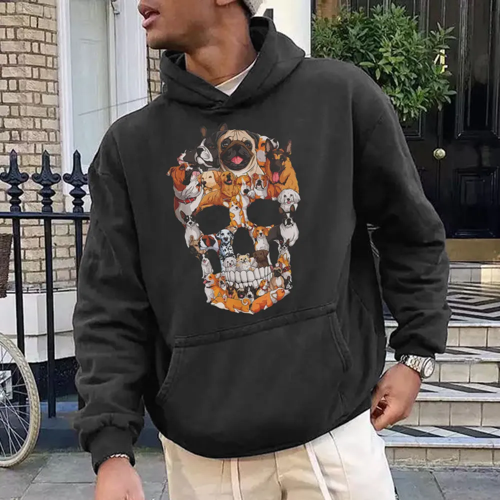 Skull Animal Graphic Print Men's Hoodie Sweatshirt sold by Shopnova product image thumbnail 2