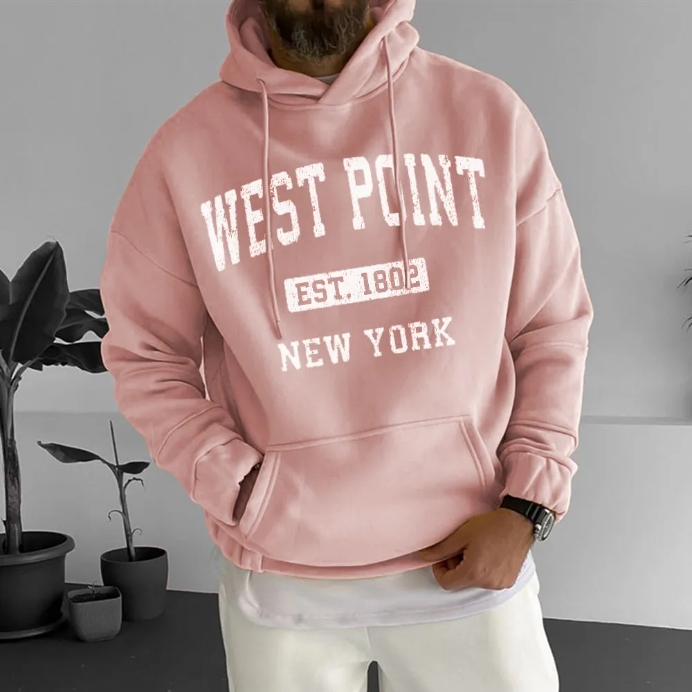 WeST Point Men's Casual Streestwear Hoodies sold by Shopnova product image thumbnail 2