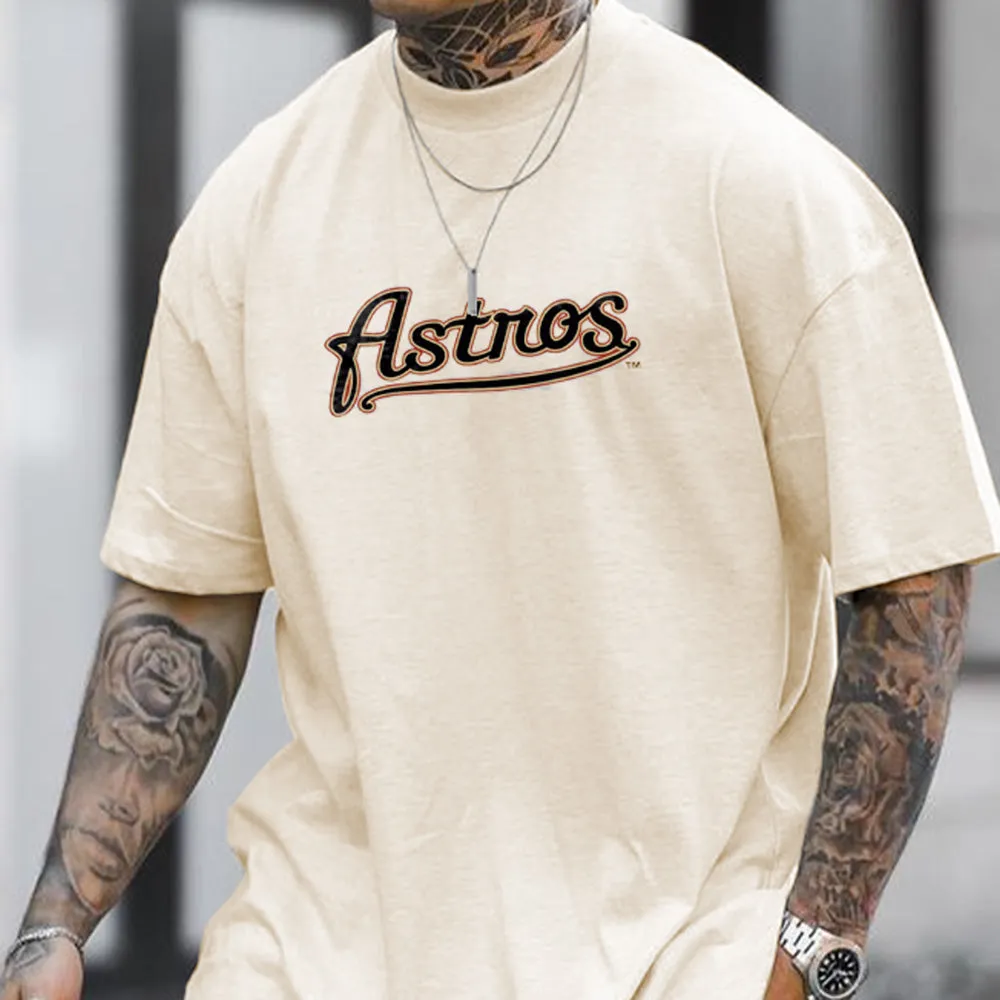 Houston Astros Men's Casual T-Shirts sold by Shopnova product image thumbnail 2