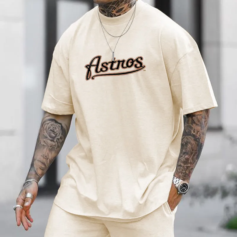 Houston Astros Men's Casual T-Shirts sold by Shopnova