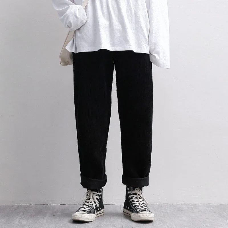 Casual Solid Color Loose Casual Pants sold by Shopnova