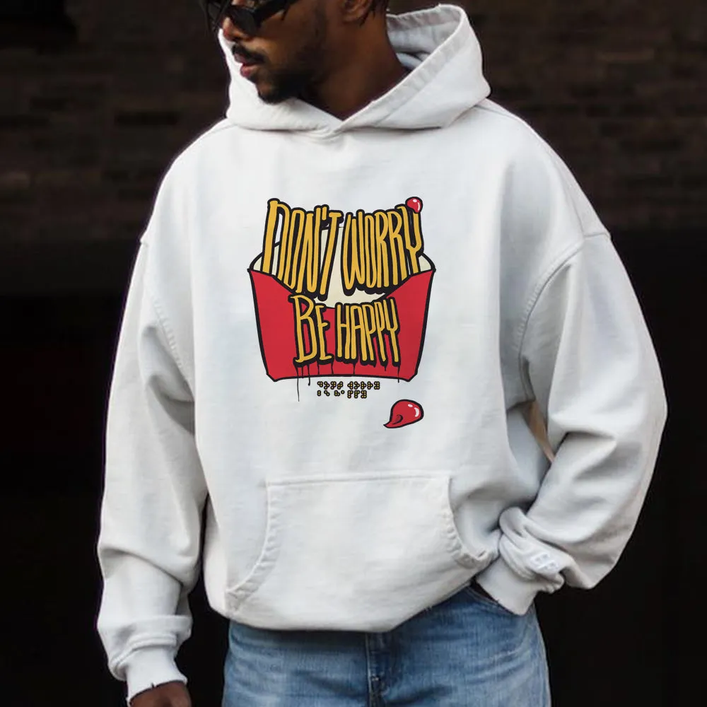 ACE2™ Don't Worry Be Happy Men's Hoodie Sweatshirt sold by Shopnova