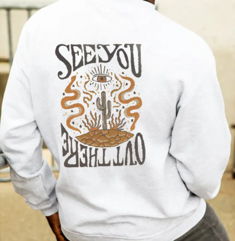 Surfing Graphic Print Men's Sweatshirt sold by Shopnova