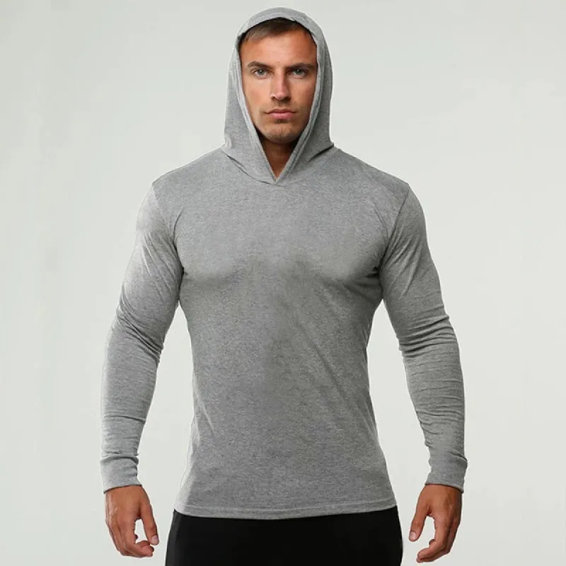 Sports Fitness Casual Men's Long Sleeve T-Shirt sold by Shopnova
