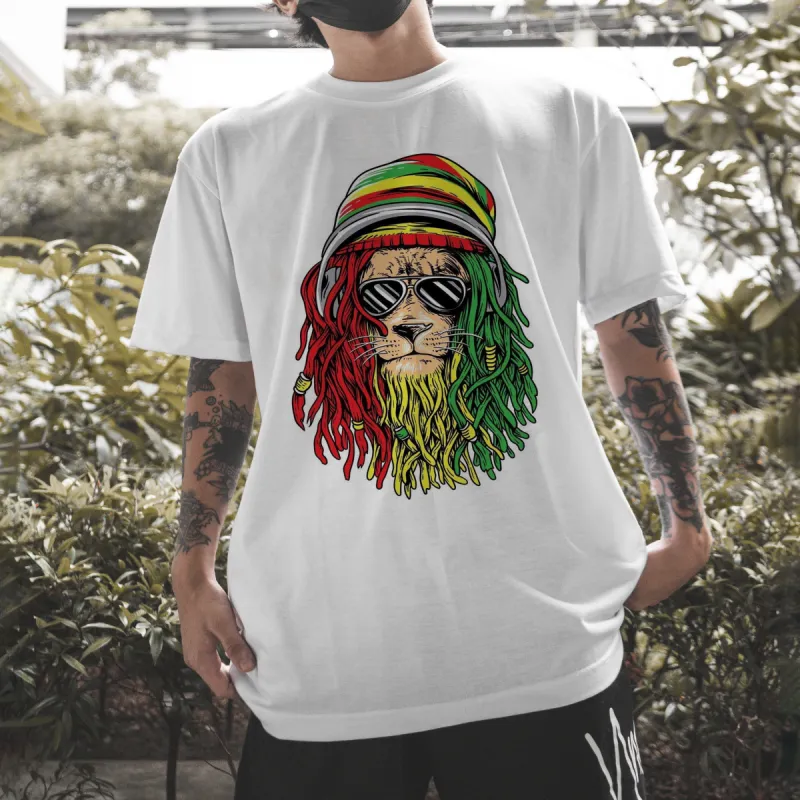 Personalized Hip Hop Trend Graphic Print Casual Men's T-Shirt sold by Shopnova