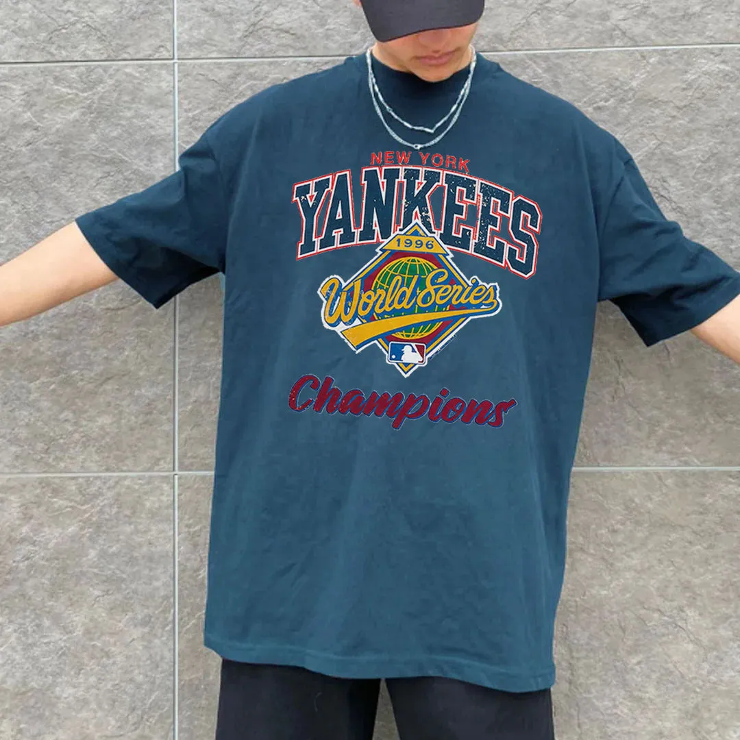 Yankees Men's Casual Sports Summer T-Shirts sold by Shopnova