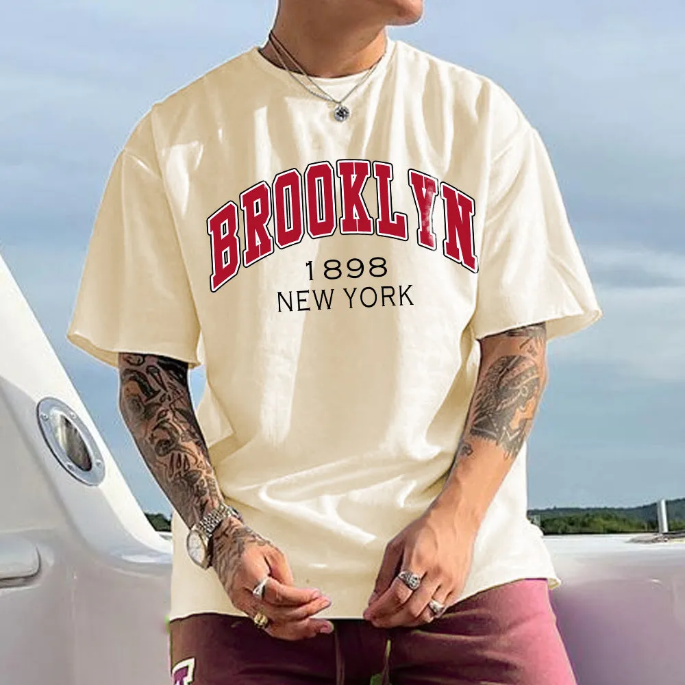 Brooklyn 1898 Men's Fashion T-shirt sold by Shopnova product image thumbnail 3