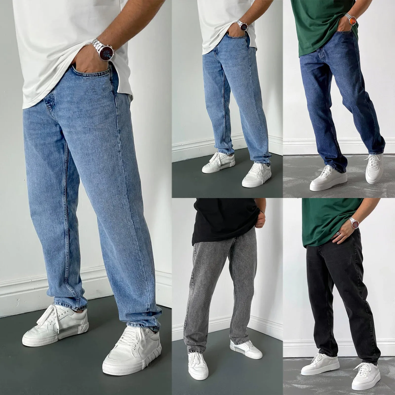 Men's Classic Straight Fit Jeans sold by Shopnova product image thumbnail 2