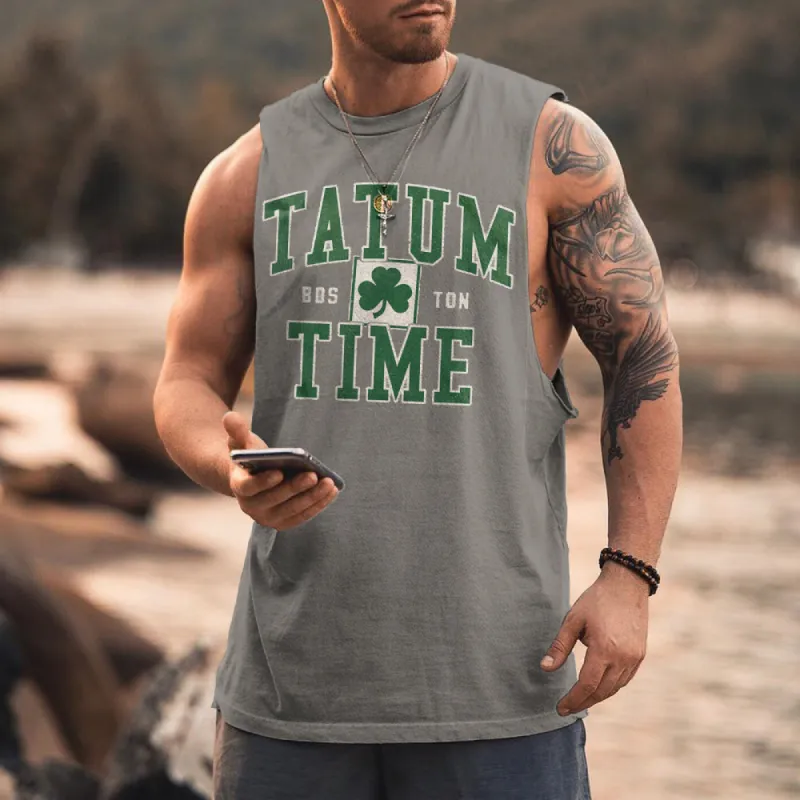 Tatum Time Boston Men's Casual Tank Tops sold by Shopnova