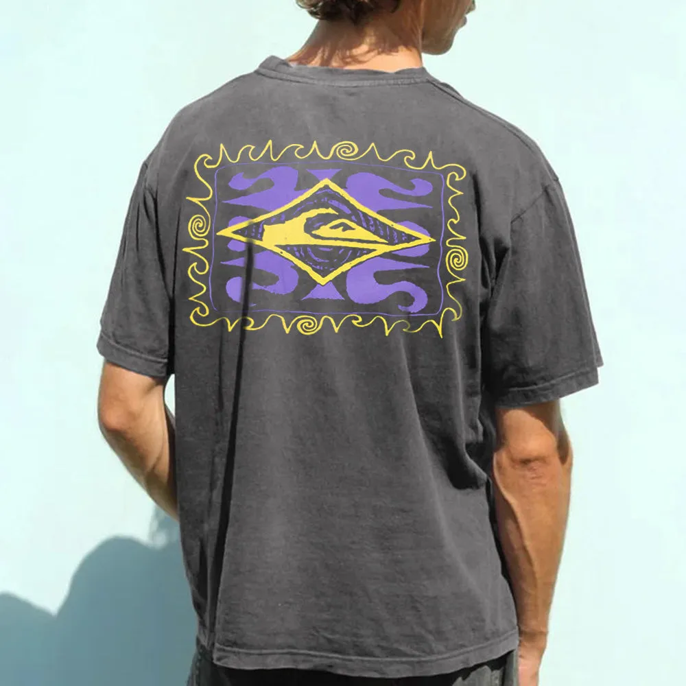 Men's Retro Graphics Loose Fit T-Shirts sold by Shopnova product image thumbnail 2