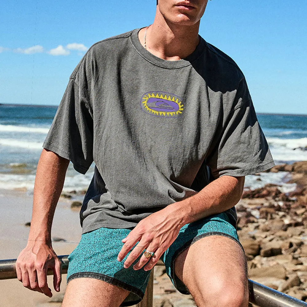 Men's Retro Graphics Loose Fit T-Shirts sold by Shopnova product image thumbnail 3