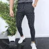 Striped men's casual trousers sold by Shopnova