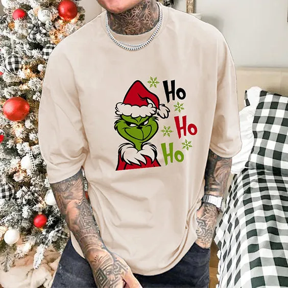 Grinchmas Print Men's Cotton T-shirt sold by Shopnova product image thumbnail 3
