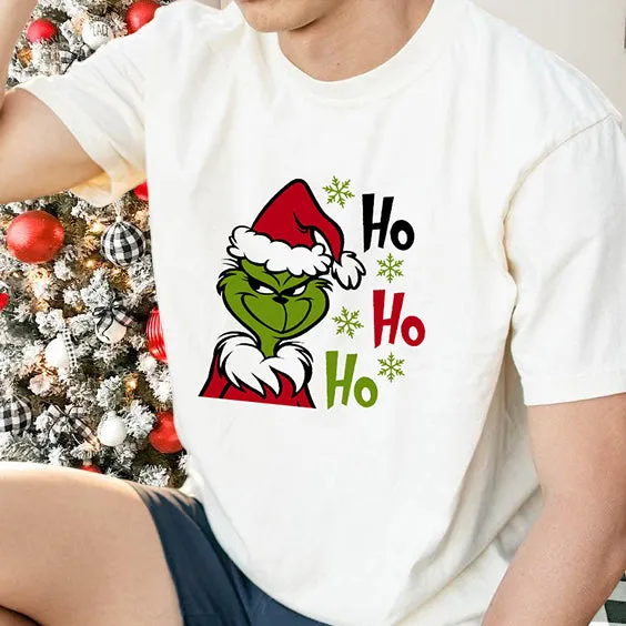 Grinchmas Print Men's Cotton T-shirt sold by Shopnova