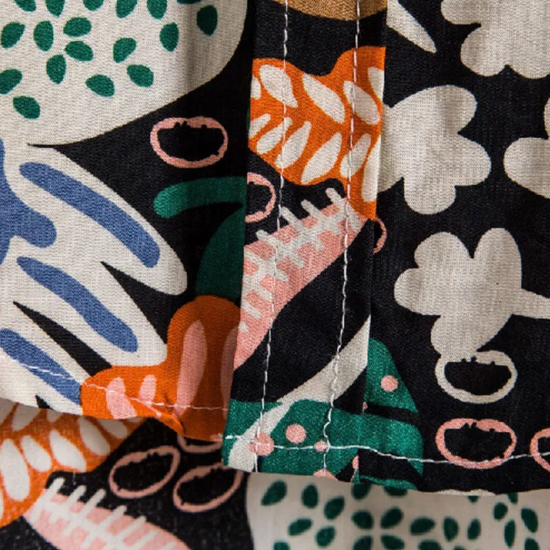 Cotton And Linen Printed Pocket Button-down Shirt sold by Shopnova product image thumbnail 5