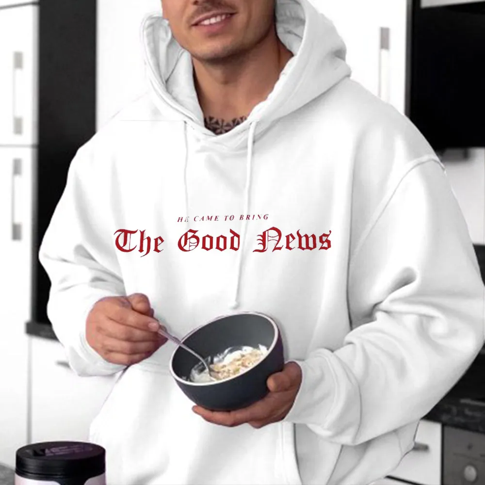 THE GOOD NEWS Men's Fashion Trends Pullover Hoodies sold by Shopnova product image thumbnail 2