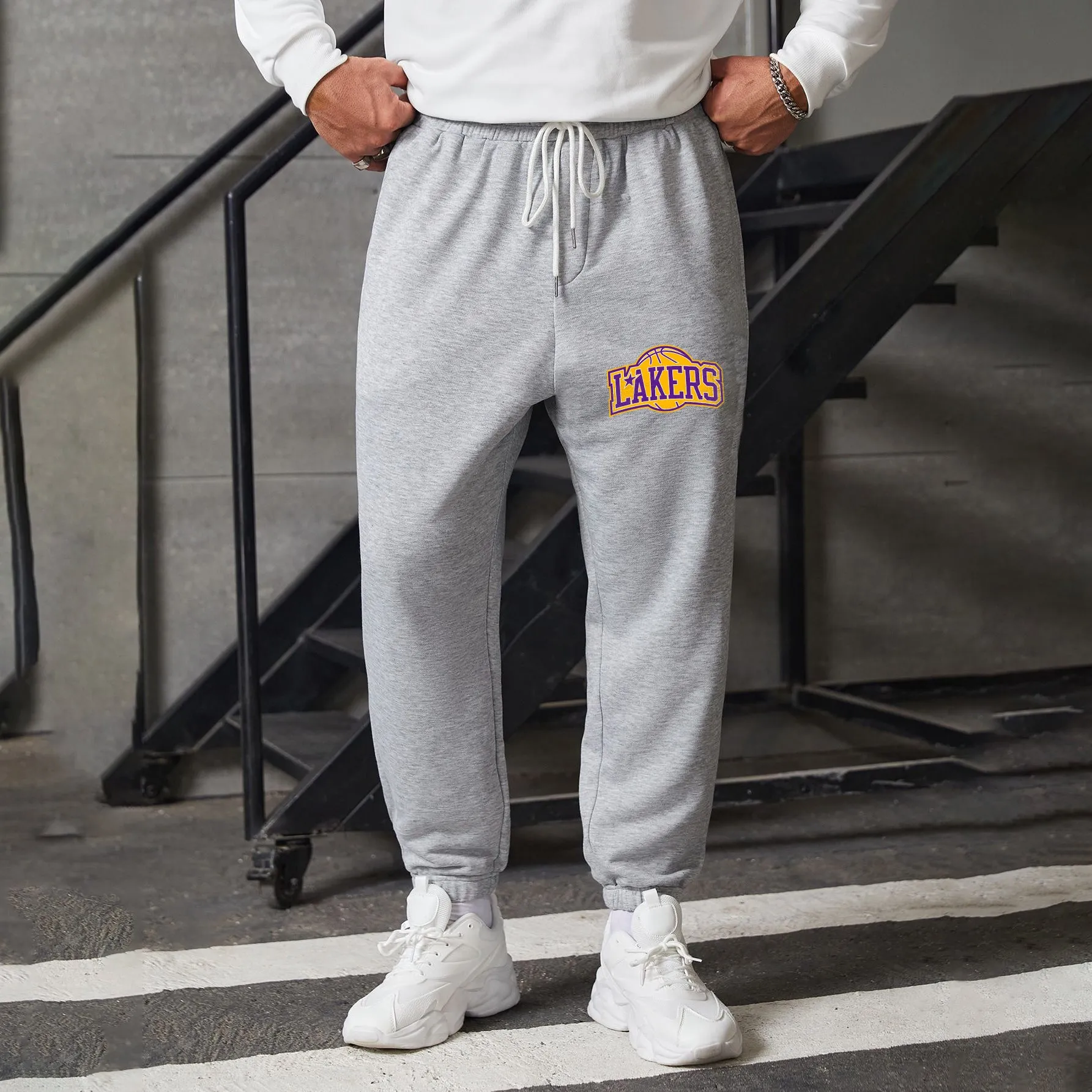 Los Angeles Lakers Men's Streetwear Sweatpants sold by Shopnova