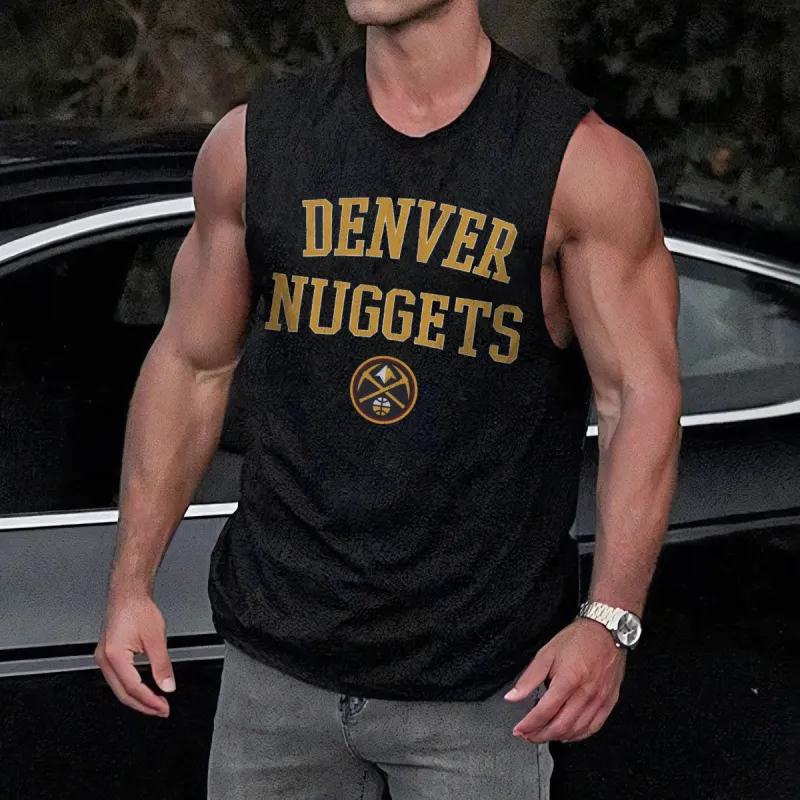 Denver Nuggets Basketball Men's Streetwear Tank Top sold by Shopnova