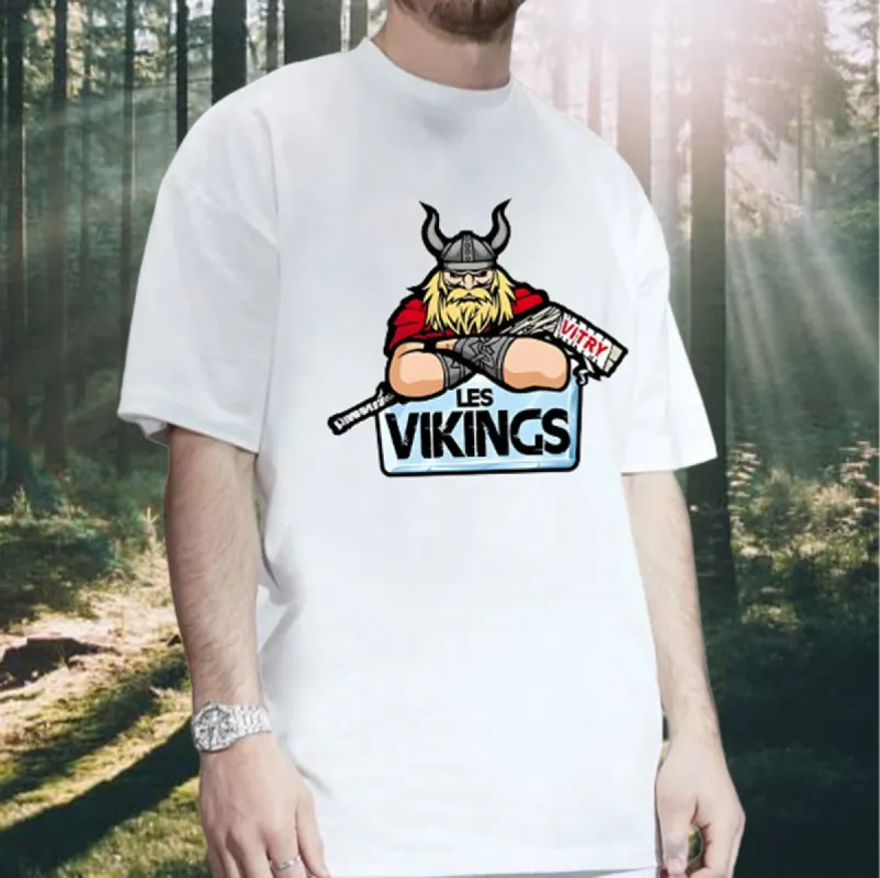 Legendary Viking Cartoon Men's Graphic Tee sold by Shopnova