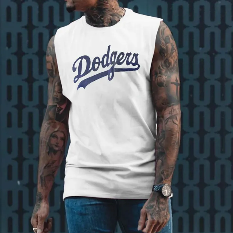 LA Dodgers Men's Sports Tank Tops-B sold by Shopnova