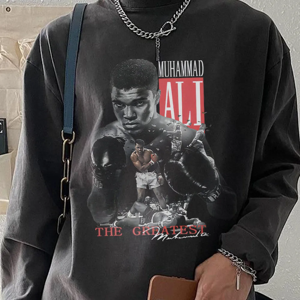 Muhammad The King of Fighters Men's Long Sleeve T-Shirts-B sold by Shopnova product image thumbnail 2