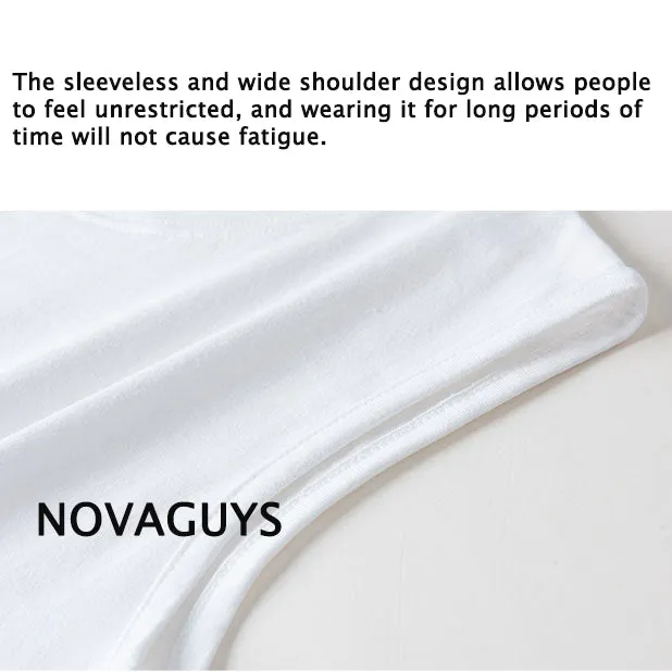 Men's Italy Flag Print Cotton Tank Top-B sold by Shopnova product image thumbnail 2