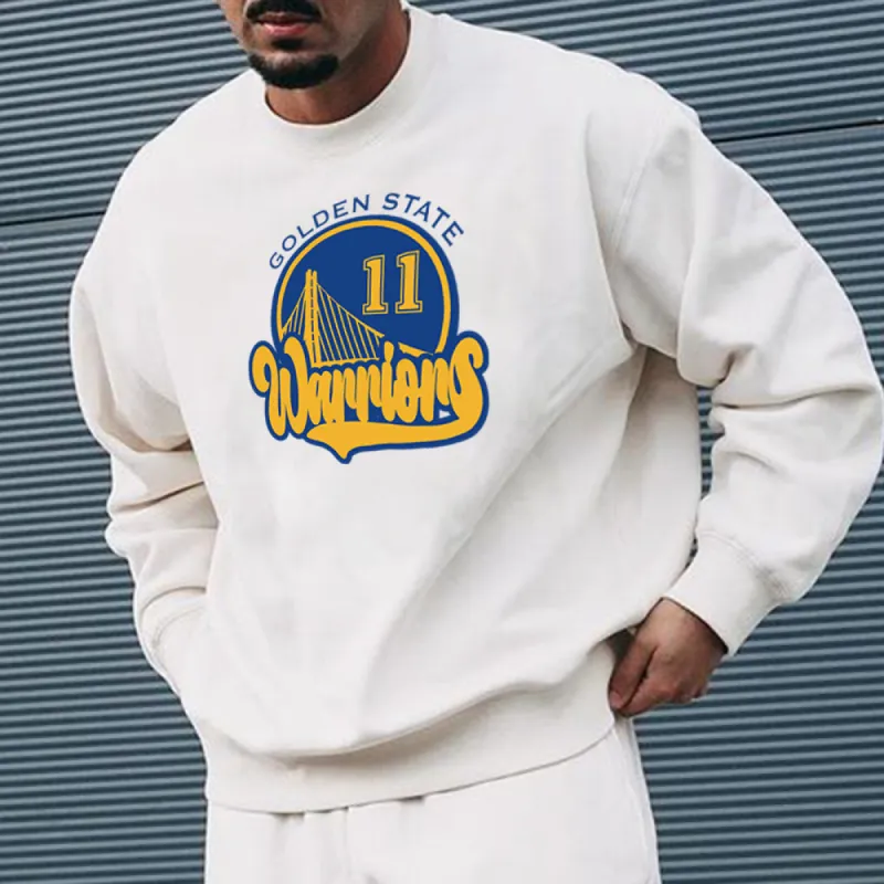 NOVAROPA™ Golden State Warriors Basketball Men's Sweatshirt sold by Shopnova
